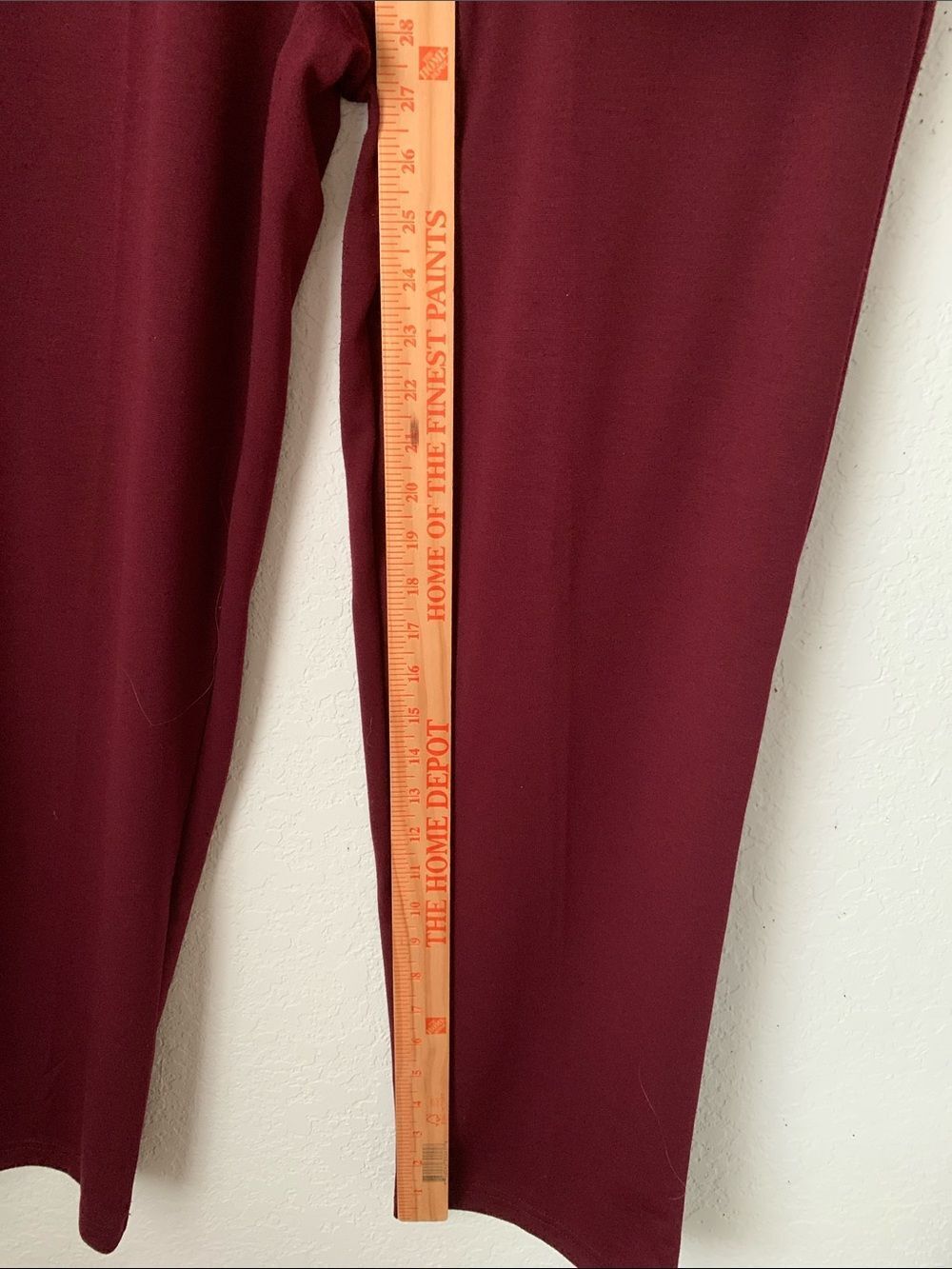 Rebecca Malone Women's Pull-On Straight Leg Pants in Burgundy Size XL - Picture 5 of 8